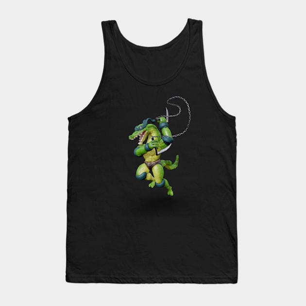 Ninja Leatherhead Tank Top by chaitanyak